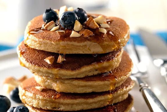 Silver Dollar Pancakes (w/Almond Flour)